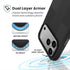 Speck Presidio2 Grip MagSafe Case - Apple iPhone 17 Pro Max - Black & Slate Grey
