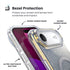 Speck Presidio Lux MagSafe Case - Apple iPhone Air - Silver Glitter
