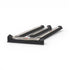 Black & Silver Side Steps for Toyota Hilux Vigo (set of 4)
