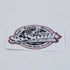 Toyota Tazz Classic Silver Vinyl Sticker 15x5cm