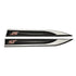 ST Side Fender Badges - (Black & Chrome)