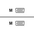 iMicro - VGA cable - HD-15 (VGA) (M) to HD-15 (VGA) (M) - 6 ft - thumbscrews - black | SKU ST-VGA/M6