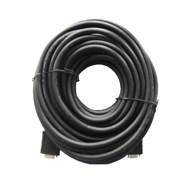 iMicro SVGA-50-MM 50ft HD15 Male to HD15 Male SVGA Cable (Black) | SKU ST-VGA/M50
