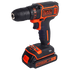 Black + Decker Drill Hammer 18V + 200A Charger