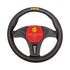 Momo Comfort Black with Red Stitch Steering Wheel Cover