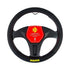 Momo Easy Black with Red Stitch PU Steering Wheel Cover