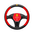 Momo SWC0VIPBR Black & Red VIP Series Steering Wheel Cover (38cm diametre)