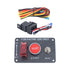 Carbon Fibre Look Switch Panel – Single Toggle + Ignition Start Button
