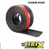 Samurai Universal Carbon Look Rubber Boot Spoiler With Caps