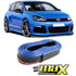 Samurai Universal Rubber Spoiler (Black & Blue)