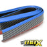 Samurai Universal Rubber Spoiler (Blue & Carbon Fibre)