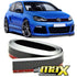 Samurai Universal Rubber Spoiler (Carbon & Silver)