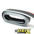 Samurai Universal Rubber Spoiler (Carbon & Silver)