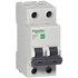 Schneider Mini circuit breaker, C-curve, 2-pole, 40A