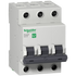 Schneider Mini circuit breaker, C-curve, 3-pole, 40A