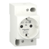 Schneider Modular socket, 2P+E, 250V, 16A