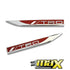 Side Fender Logo Badges - TRD (Red & Chrome)