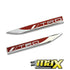 Side Fender Logo Badges - TRD (Red & Chrome)