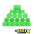 17mm -Silicone Protective Wheel Nut Covers (Green)