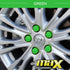 17mm -Silicone Protective Wheel Nut Covers (Green)