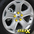 17mm - Silicone Protective Wheel Nut Covers (Yellow)