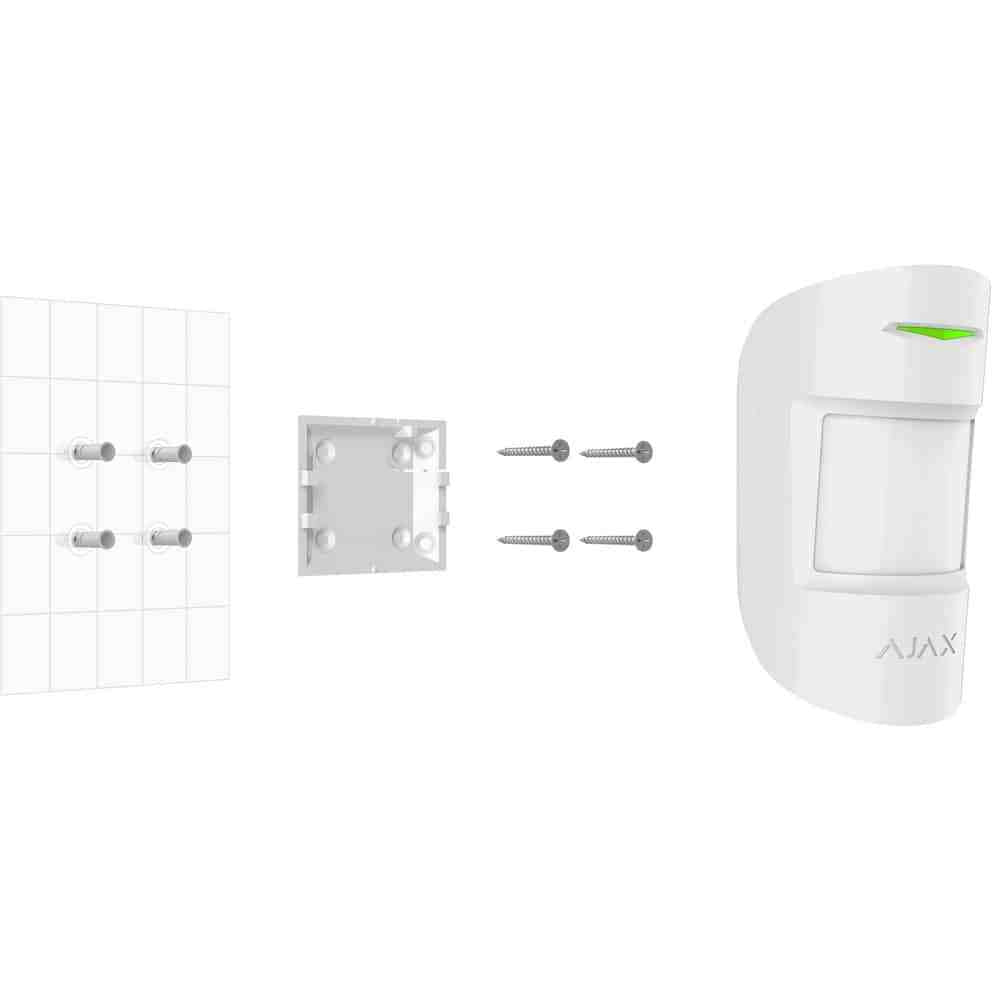Ajax MotionProtect SmartBracket White - Stylish Sensor Mount