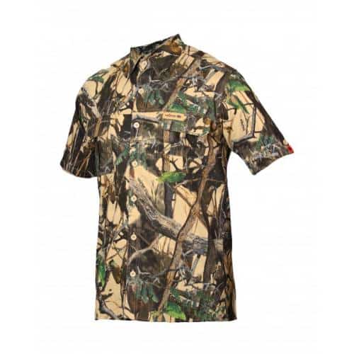Sniper Mens Adventure Shirt Short Sleeved - Pixelate - L