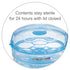 Snookums Microwave Steam Steriliser - Blue