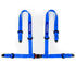 Sparco 4-Point Racing Seat Harness (Blue)