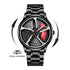 Sports Car Rim Wheel Watch - Audi RS7 Spinning Face