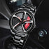 Sports Car Rim Wheel Watch - Audi RS7 Spinning Face