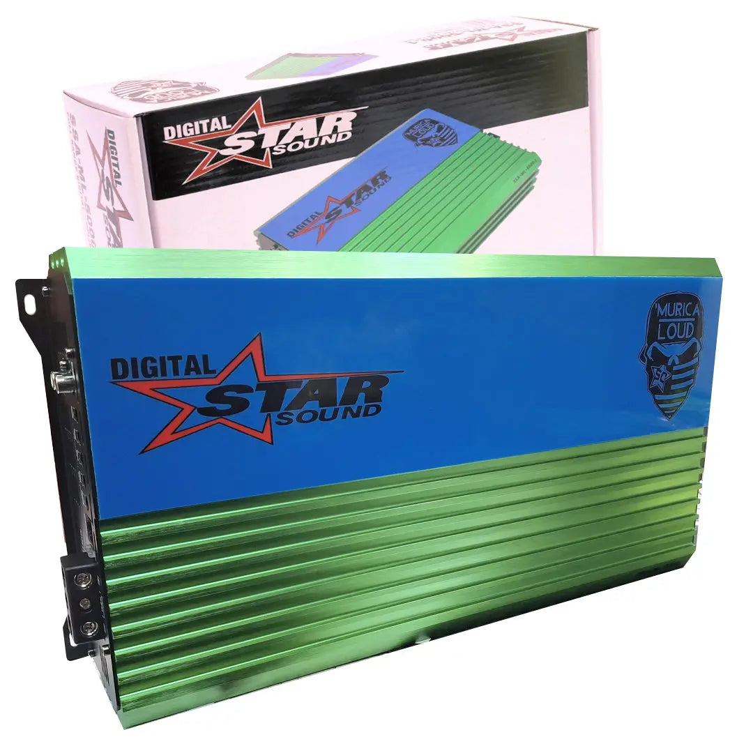 Star Sound SSA-ML-8000.1  Murica Series Monoblock Amplifier - 8000W RMS