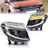 Suitable To Fit - Ranger T6 (12-15) DRL LED Projector Upgrade Headlights