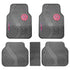Suitable To Fit - VW 5-Piece Rubber Car Mats (Red)