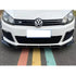Suitable To Fit - VW Golf 6R Gloss Black 3-Piece Plastic Front Spoiler