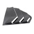 Suitable To Fit - VW Golf 8 Gloss Black Plastic Side Window Louver