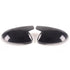 Suitable To Fit - VW Golf 8 Gloss Black Wing Style Stick-On Mirror Covers (21-On)