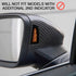 Suitable To Fit - VW Golf 8 Gloss Black Wing Style Stick-On Mirror Covers (21-On)