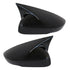 Suitable To Fit - VW Polo 6 (10-On) Gloss Black Wing Style Stick-On Mirror Covers