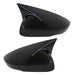 Suitable To Fit - VW Polo 6 (10-On) Gloss Black Wing Style Stick-On Mirror Covers