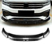 Suitable To Fit - VW Tiguan R / R-Line (21-23) Gloss Black 3-Piece Front Spoiler