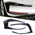 Suitable To Fit - VW Golf 7 - R400 Style Gloss Black Rear Bumper Canards