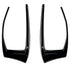 Suitable To Fit - VW Golf 7 - R400 Style Gloss Black Rear Bumper Canards
