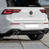 Suitable To Fit - VW Golf 8 GTI OEM Style Matte Black Rear Diffuser