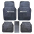 Suitable To Fit - Nissan 5-Piece Rubber Car Mats (Grey)