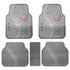 Suitable To Fit - Kia 5-Piece Rubber Car Mats (Red)