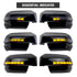 Suitable To Fit - Next Gen Everest (22-On) Gloss Black Sequential LED Mirror Covers