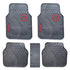 Suitable To Fit - Haval 5-Piece Rubber Car Mats (Red)
