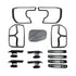Suitable To Fit - Ranger Next Gen Base Model / XL (22-On) 13-Piece Matte Black Accessory Trim Kit