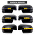 Suitable To Fit - Ranger Next Gen (22-On) Gloss Black Sequential LED Mirror Covers